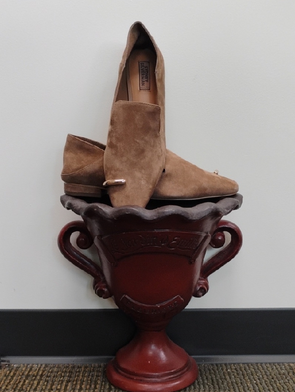 Gianni Bini X Sydney Silverman Flay Suede Pierced Ornament Loafers